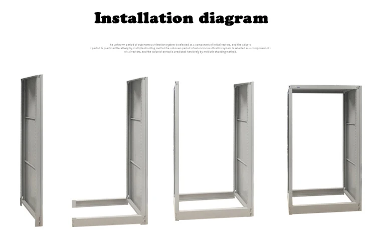 School public double-faced library shelves with plate layers in adjustable height