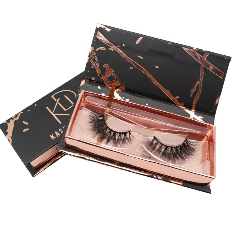 

eyelash packaging box custom 3d mink lash eyelash private label, Any color