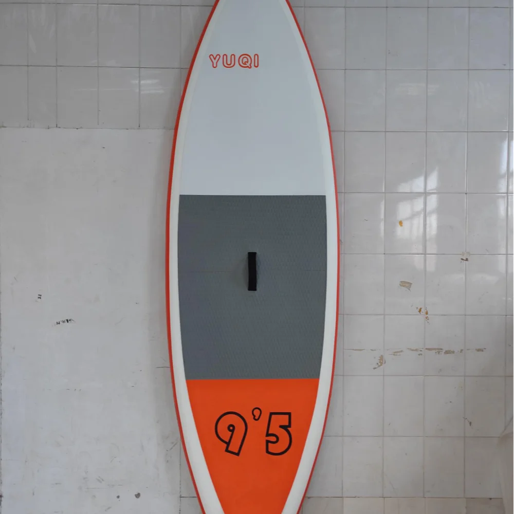

Best seller High Quality Custom Water Sports Inflatable Surfboards Stand Up Paddle Boards Long Board Surfboard, Orange grey white