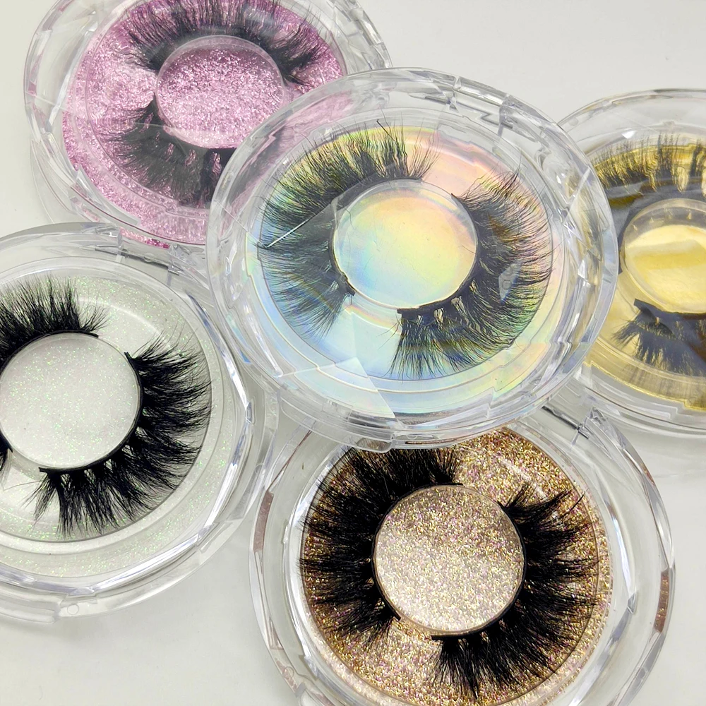 

False Eyelashes Private Label Wholesale Mink Eyelash Custom Eyelashes Packaging Dropshipping, Natural black