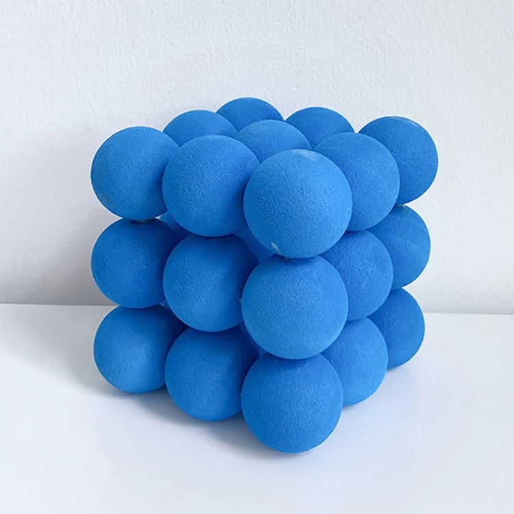 

New Arrival Blue Ball Rubik Cube Studio Background Ornament Photo Props