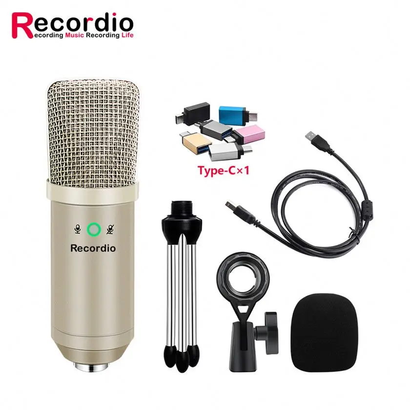 

GAM-U8 Plastic Large Diaphragm Condenser Mic With Great Price, Black,champagne