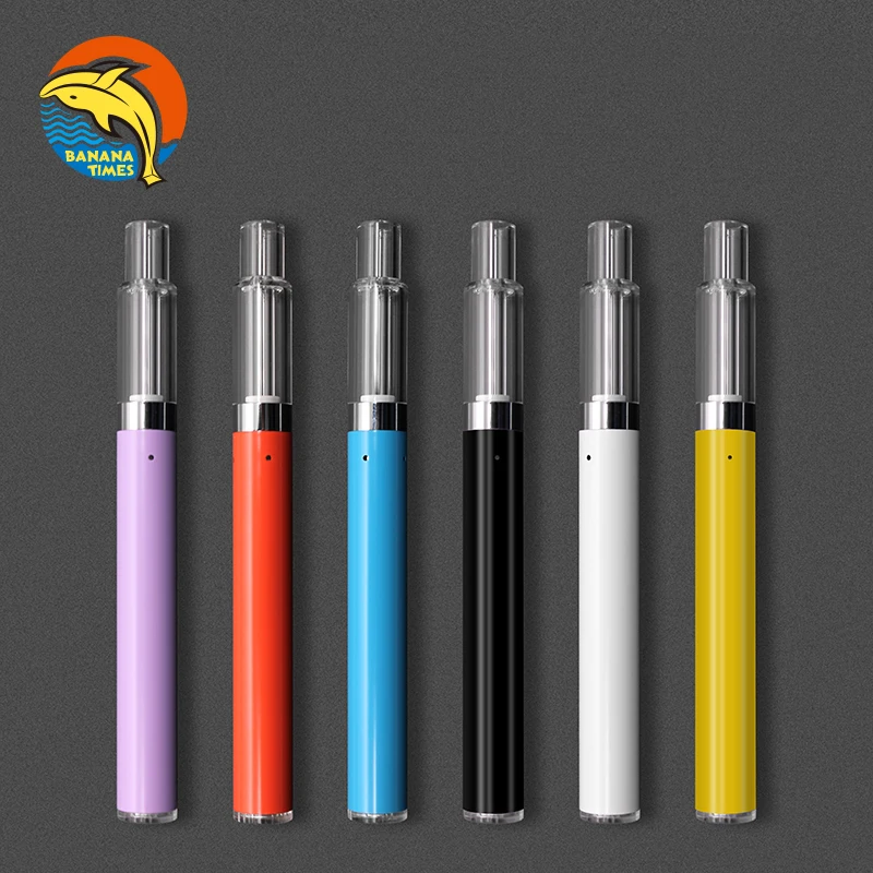 

2021 custom quality cbd pen 530mah cbd oil vape 0.5ml 1ml empty vape pen, White/ black