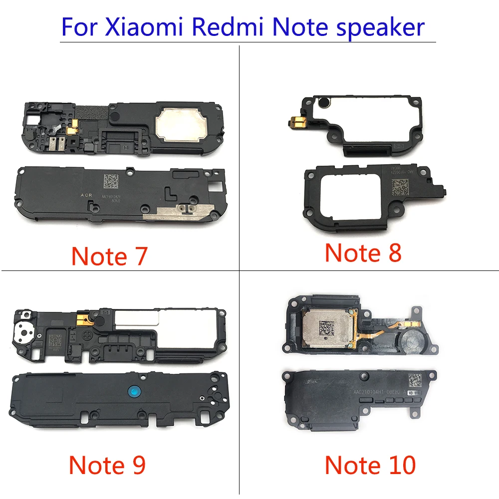 

LoudSpeaker Loud Speaker For xiaomi redmi Note 7 8 9 9S 10 Pro Buzzer Ringer Flex cable