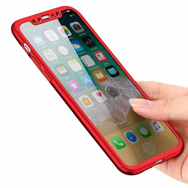 

Free Shipping Hard Plastic Case Phone Shell for iPhone Xs max Xs Xr 360 Degree Full Cover Case