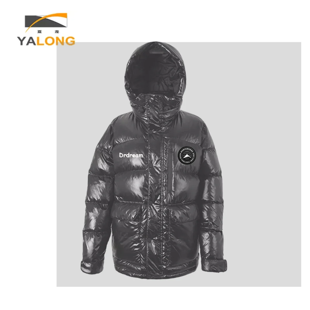 glossy bubble jacket