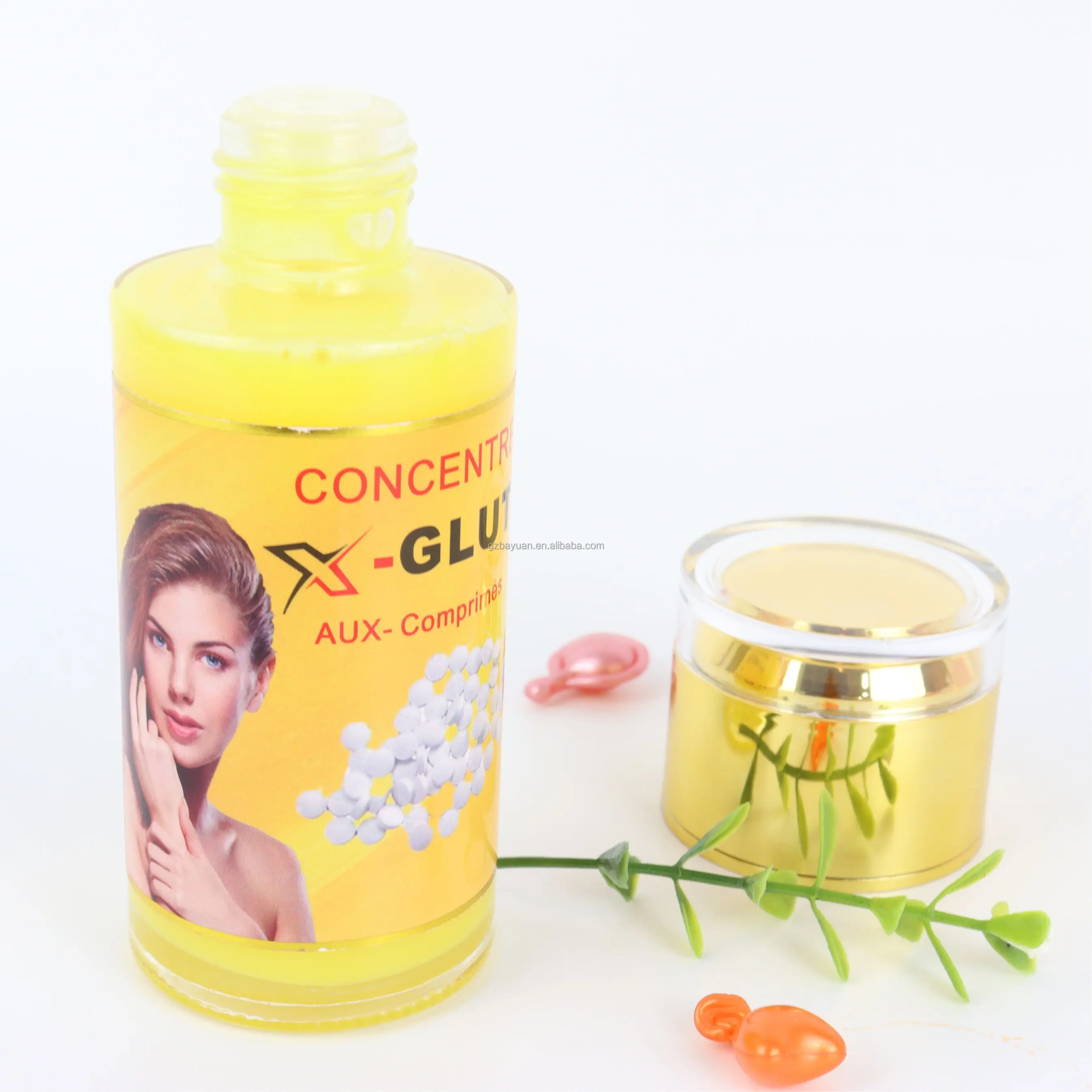 

New Products skin care Beauty Whitening Tablets Serum 120ml Facial Moisturizing Anti-aging Lemon Juice Acid Vitamin Glutathion
