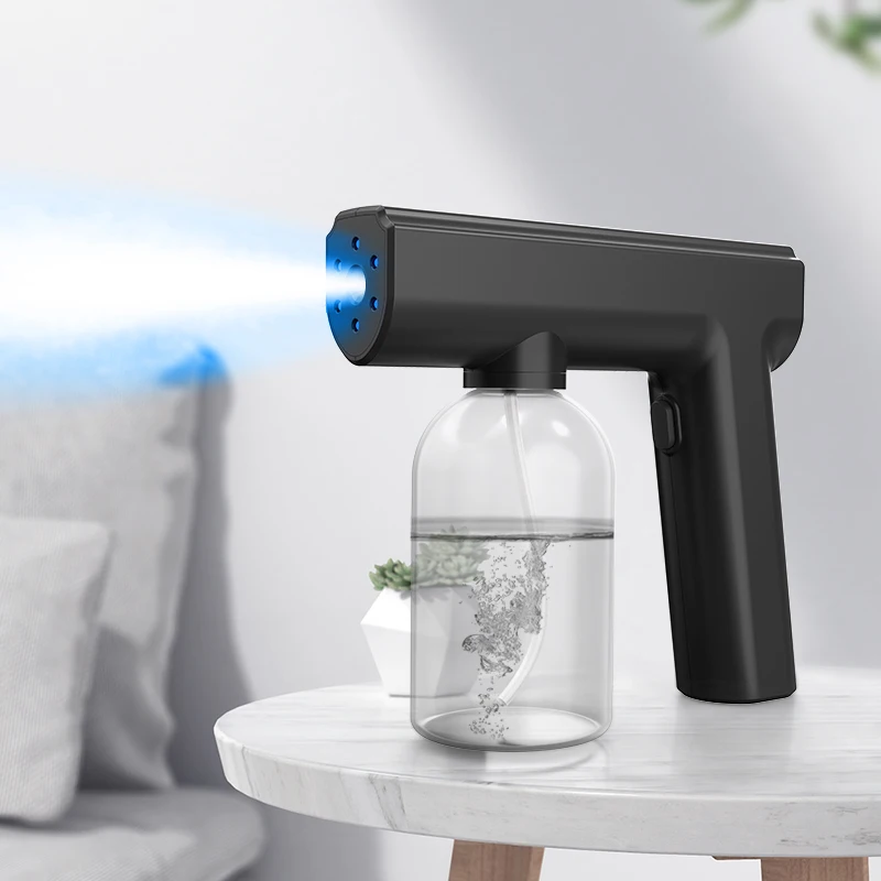 

Portable Sanitizing Spray Atomizer Mini Nano Blue Light Atomizer Gun Spray Gun