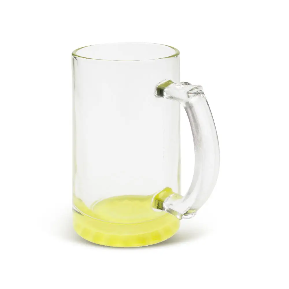 

Wholesale Top Grade 16oz Gradient Colorful Clear Glass Beer Mug Sublimation Glass Water Cup Custom Glass Beer Mugs