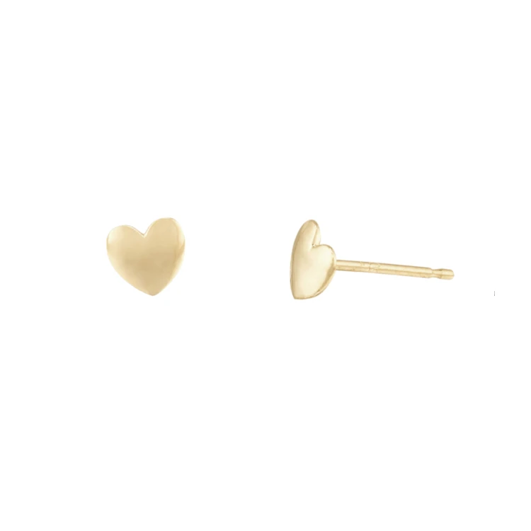 

925 Sterling Silver Heart Earrings Small Tiny Stud Earrings