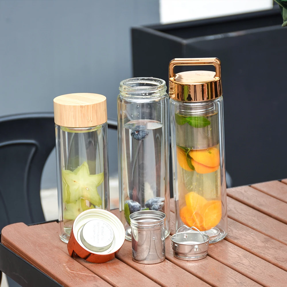 

BPA Free 350ML Gift supplies Fruit and Tea Infuser Water Bottle, Customized color