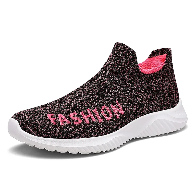 

2020 spring new Knit Sock Sneakers running Breathable casual shoes Comfortable Lovers sneakers, Picture