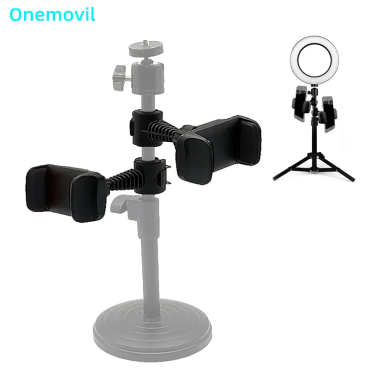 

Factory Price Portable Live Broadcast Mobile Phone Stand Holder Cell Phone Holder, Black/grwy/red