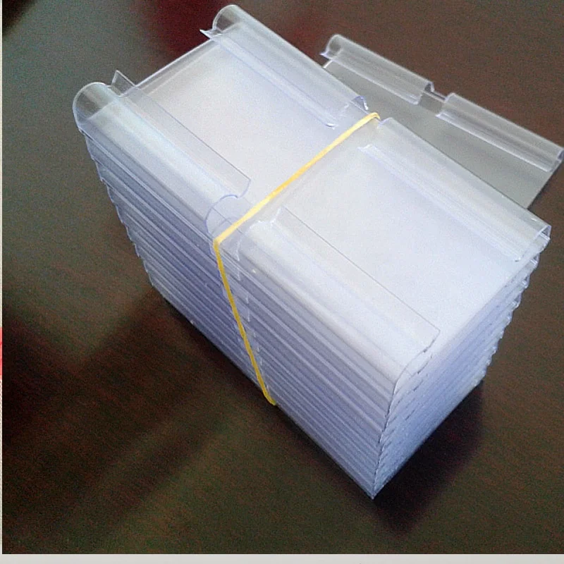 Supermarket shopftting price holder for hook store displays