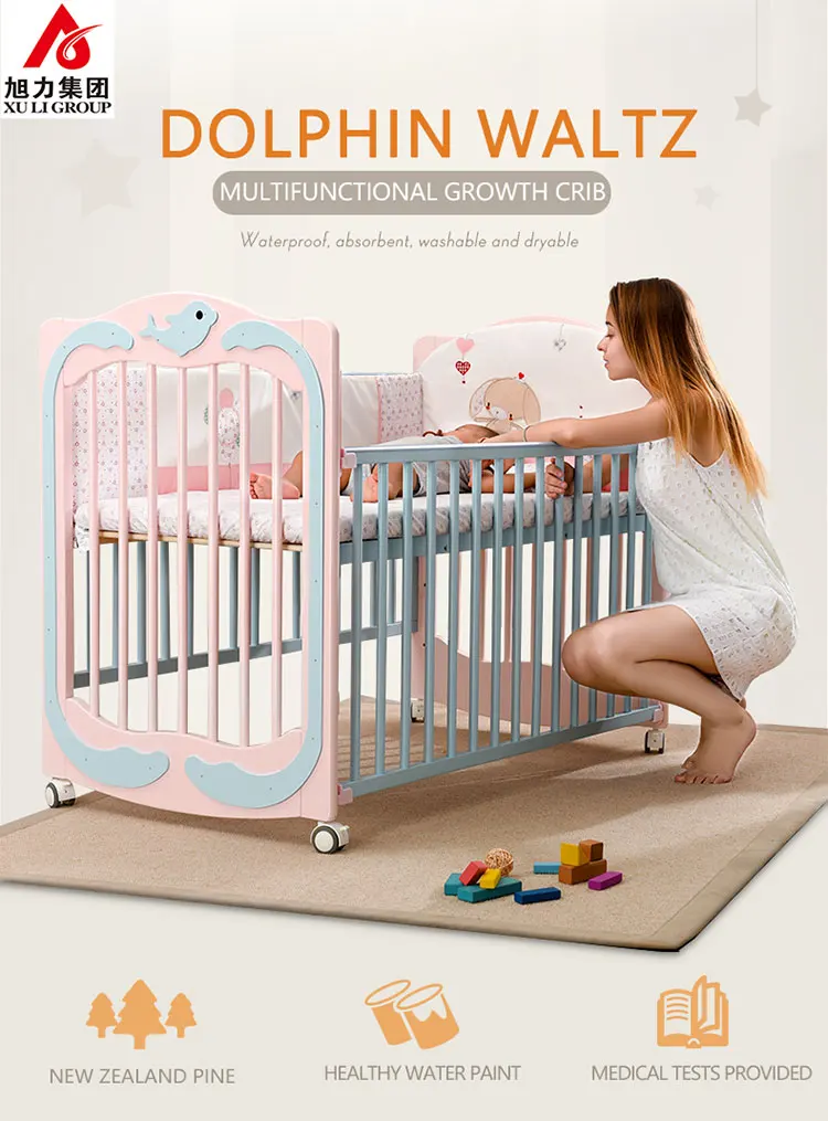 Co-sleeper Baby Crib Cot Bed 