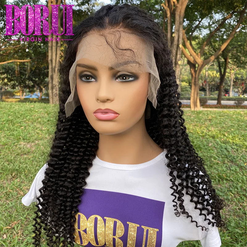 

BoruiHair pre plucked human lace front wig with factory price