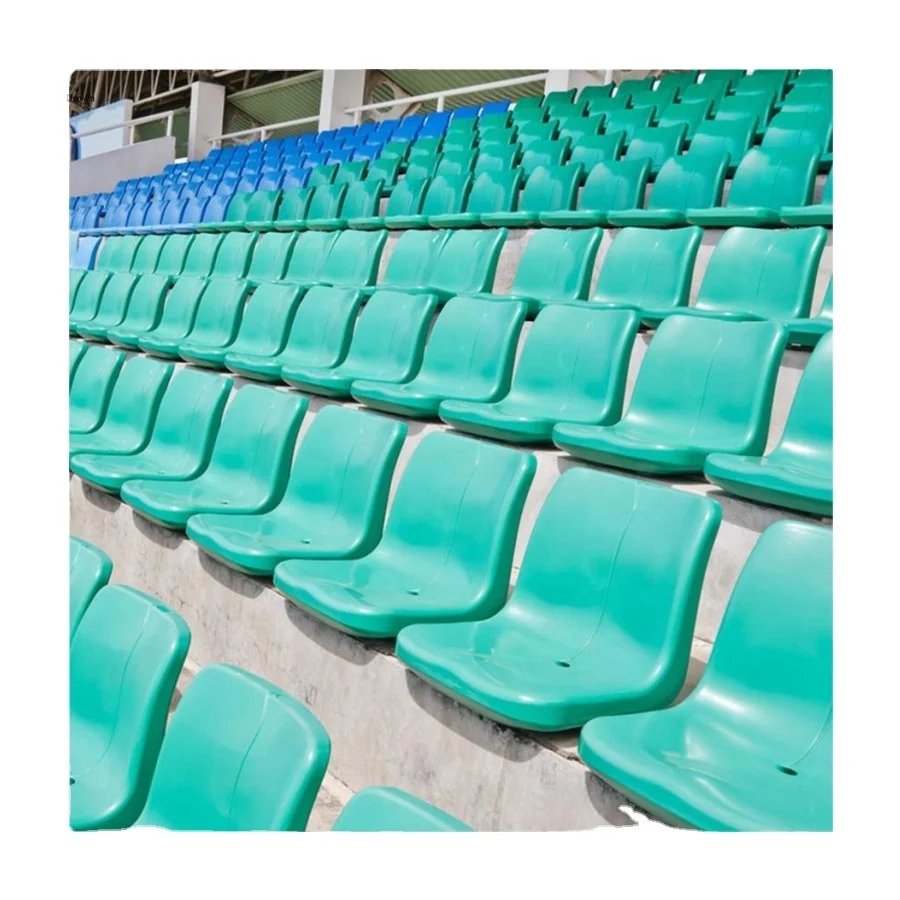 Football Wide Stadium Chair Deluxe Seat with HDPE Material Fire Retardant & Vandal Proof Features for Auditorium & Hall Use