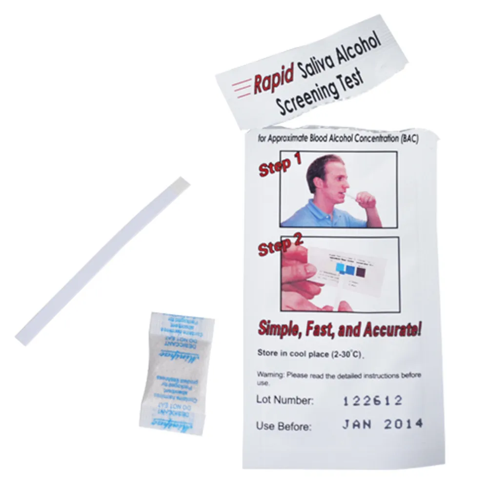 Greenwon High Quality Saliva Alcohol Test Strip/ Disposable Alcohol