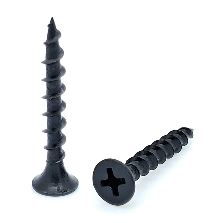 
Free Sample Black Phosphated Phillips Bugle Head Fine Coarse Thread Self Tapping Drywall Screw 