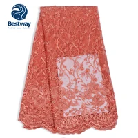 

Bestway french beaded 5 yards of quality lace material