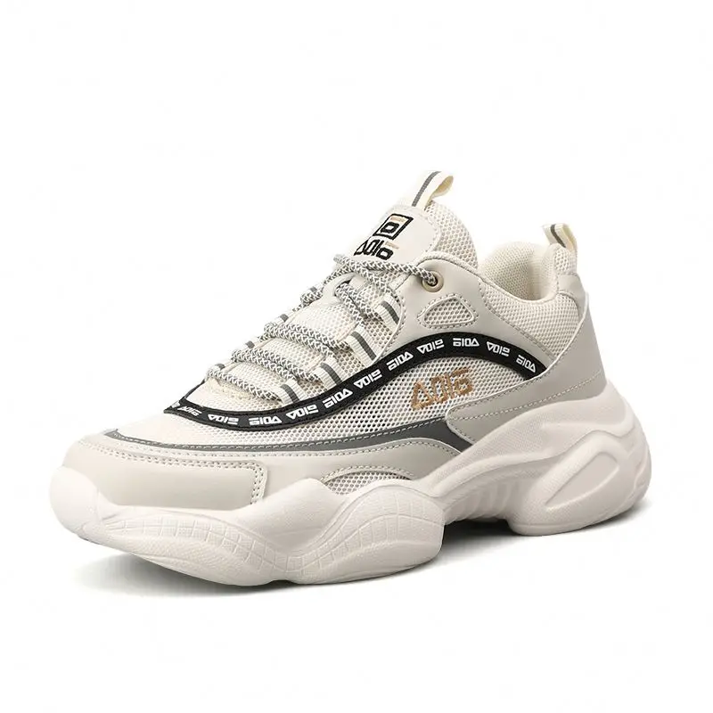 

Summer trend reflective mesh breathable lightweight casual shoes