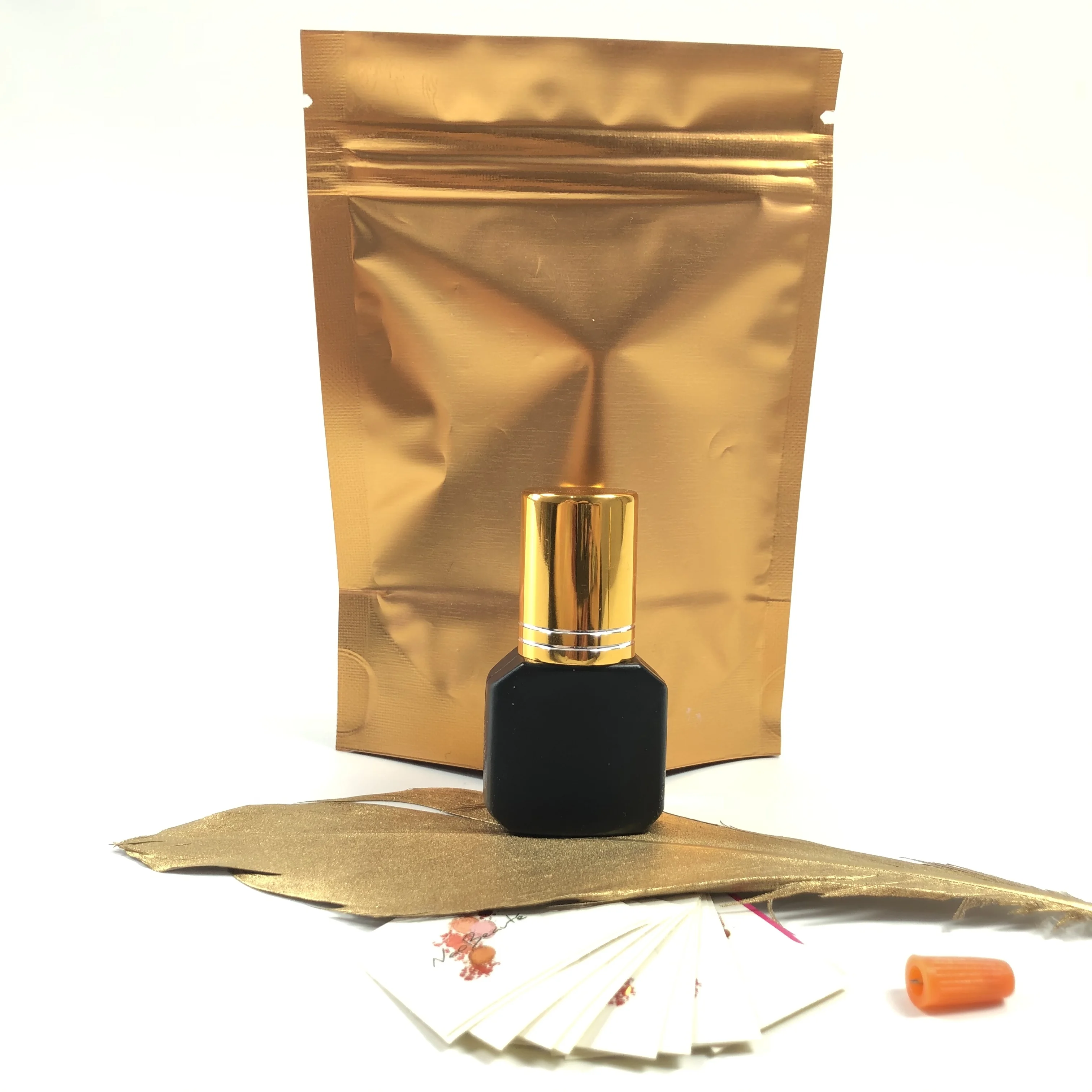 

Custom Private Label 1-2 Second Dry Waterproof Super Fast Strong Latex Free Vegan Eyelash Extension Adhesive Glue Wholesale, Black