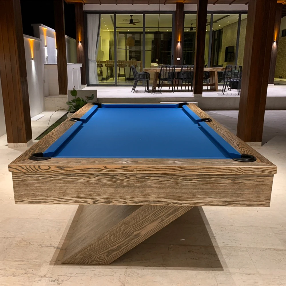 

Luxury Home Ash Wood Pool Table Factory Directly Selling