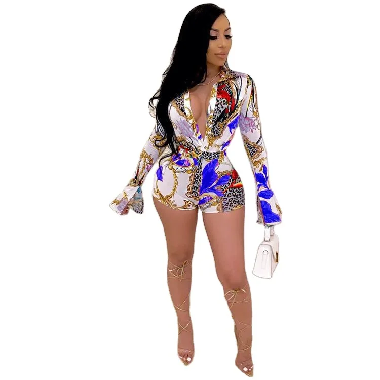 

Sexy Play suit Women Street wear Deep V Skinny Bodycon Summer Overalls Body One Piece Rompers Shorts Jumpsuit