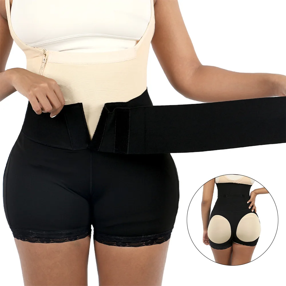 

New Arrival Hot Sale Elastic Band Tummy Wrap For Women Weight Loss Flat Belly Stomach Belt Women Body Shaper Waist Trainer, Black