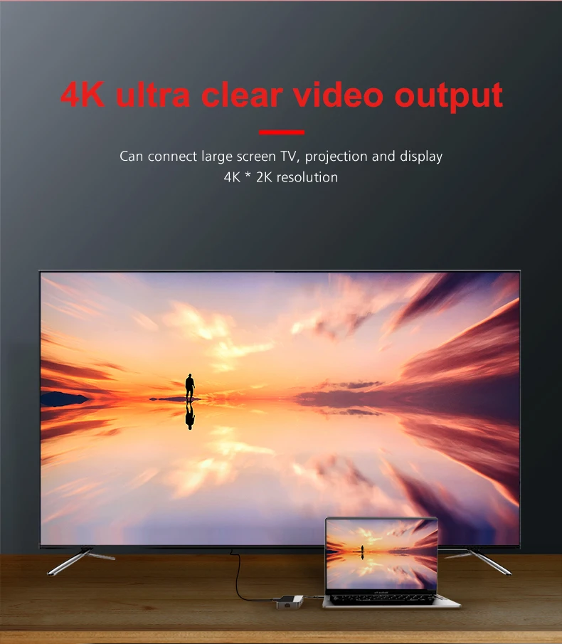 2019 New Design USB Hub Type C 7 in 1USB Adapter For MacBook Air