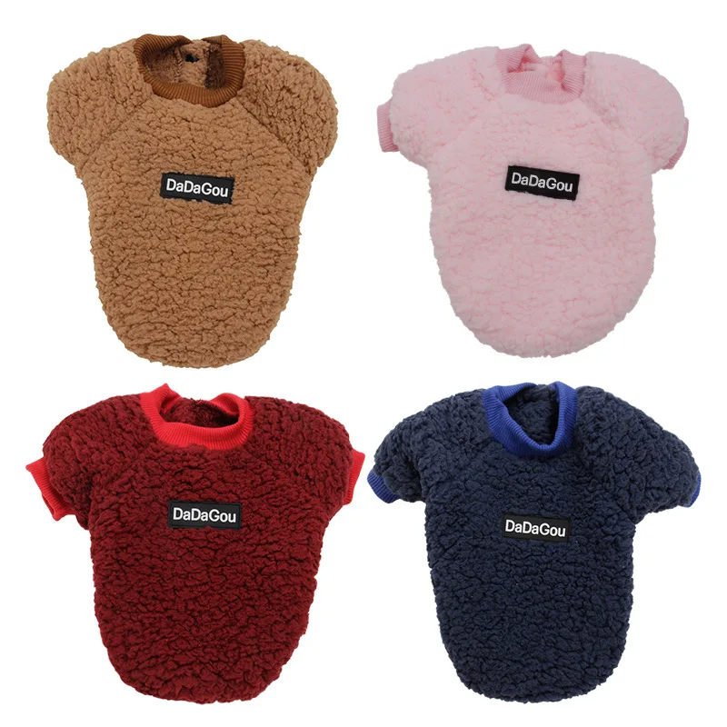 

Amazon Classic Winter Warm Dog Coats Jacket Vest Pet Dog Sweater Plush Apparel Clothes
