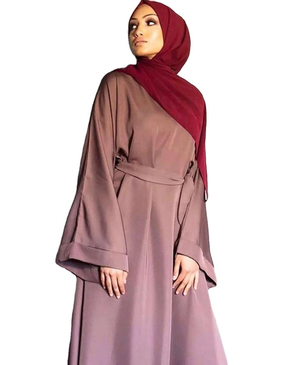 

Abaya Wholesale kaftan dress plus size Islamic Clothing modest muslim dresses simple abaya