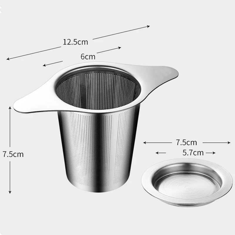 

Chinese wholesale suppliers large good quality mesh metal 304 stainless steel coffee tea strainer infusers