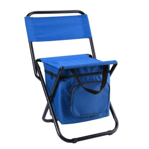

OUTDOOR Multi-Function 3-in-1 Compact Camp Chair: Backpack, Stool & Insulated Cooler, Backrest, Fishing, Hiking, Heavy-Duty