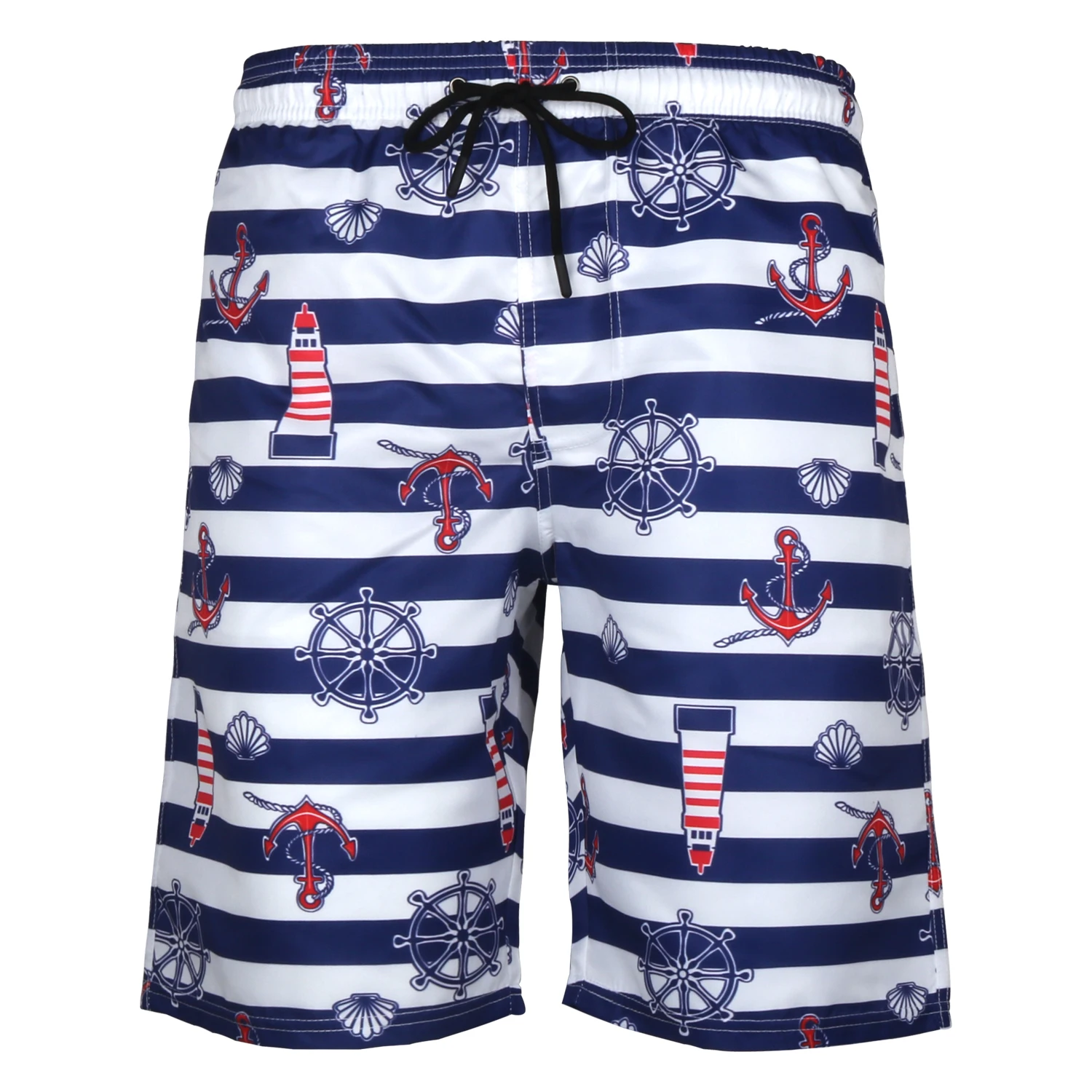 

2021 Wholesale Men's Print Swim Shorts Big and Tall Swim Trunks for Men