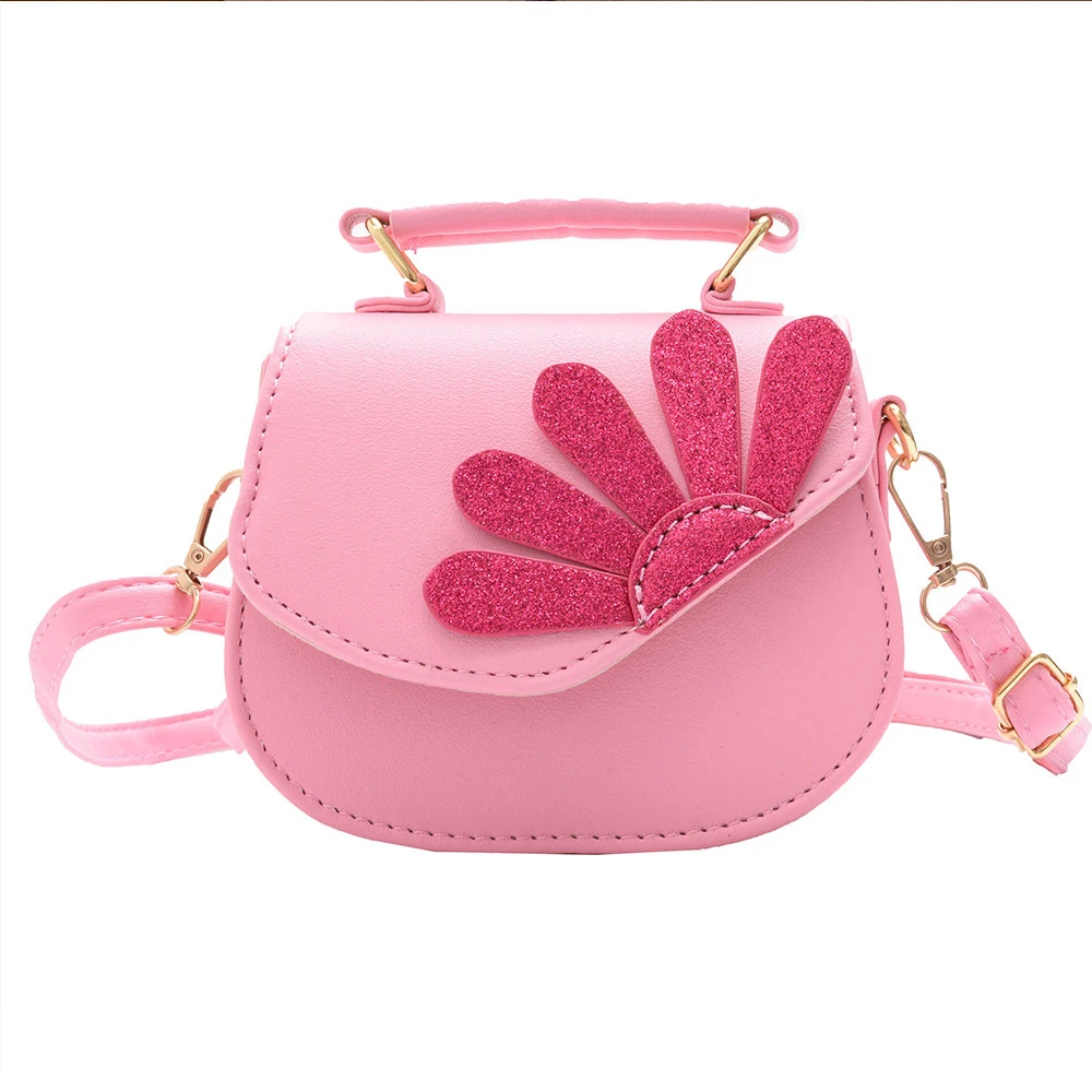 

2021 Hot Sale Girl Cartoon Crossbody Bag Princess Style Shoulder Bag Children Handbags, 5colors