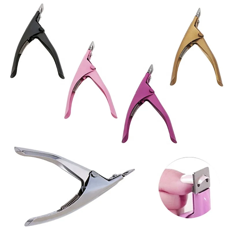 

Stainless Steel Fake Nail Cutter Professional Clippers Straight Edge Tips Manicure Cut False Nails Acrylic Nail Clipper, Customized