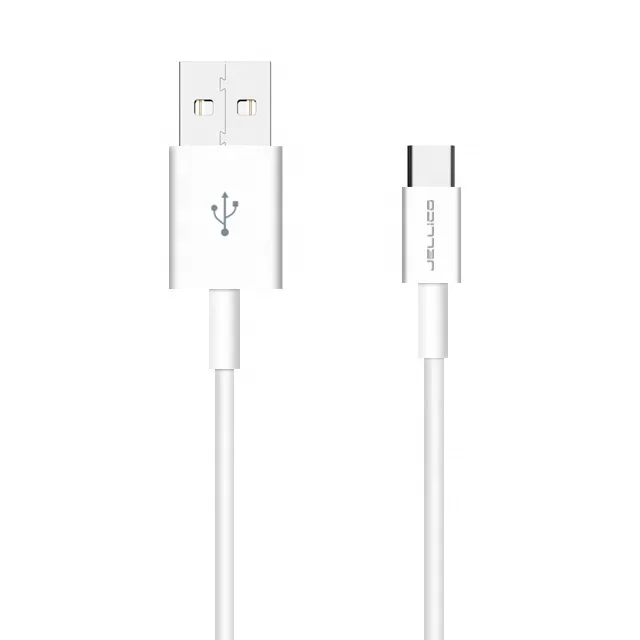 

Jellico Phone Accessories KDS-50 Type-C 5A High Speed Intelligent Type-C Usb Data Cable Type-C USB Charger Cable, White