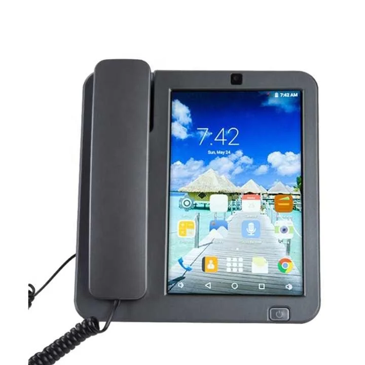 

KT8001 Smart LTE 4G Fixed Traditional Phone Wireless Landline Phone Android 8.1 with 4G SIM+TF card/PSTN