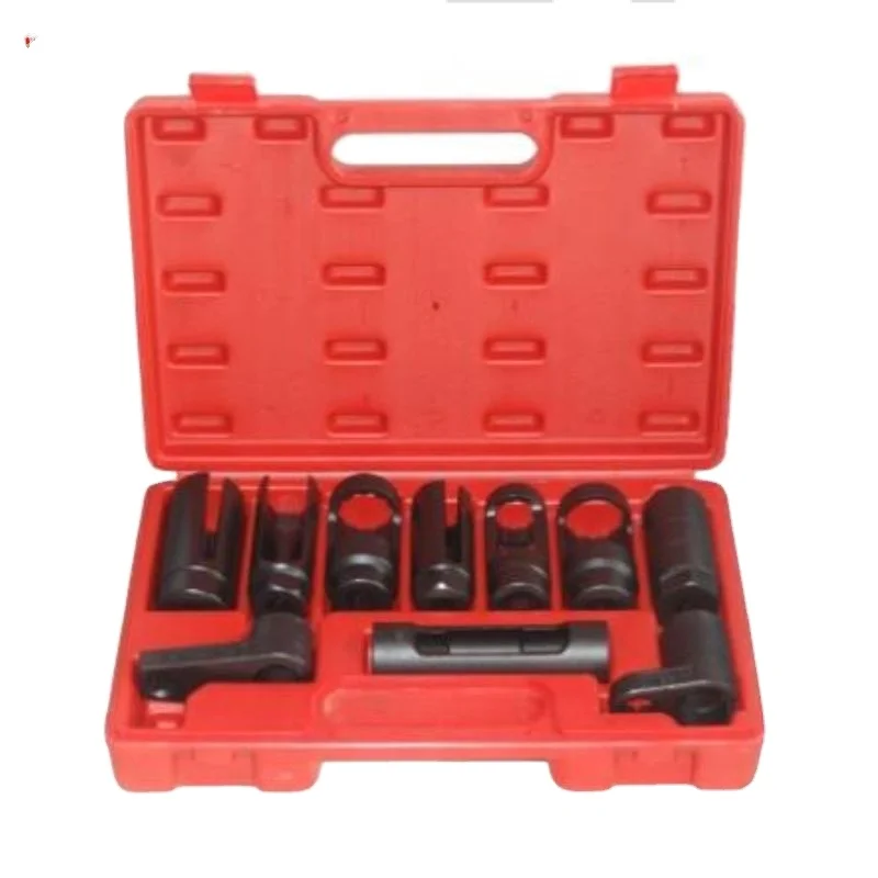 

Local stock in America! Winmax 10Pcs oxygen sensor wrench socket set sensor oil pressure sending unit removal kit