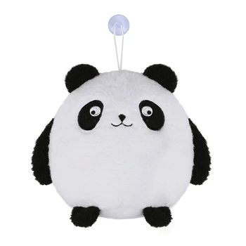 可爱的熊猫填充娃娃毛绒熊猫娃娃钥匙扣