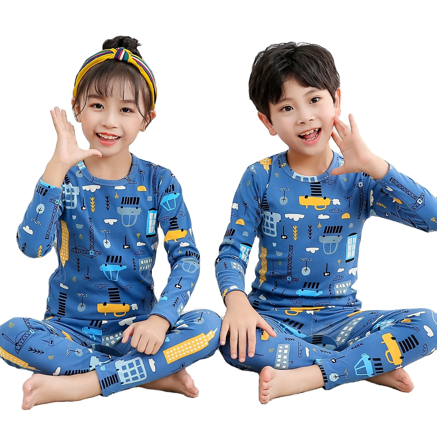 

Children's Thermal Underwear Set In Sizes 100-150 Children's Autumn Clothes And Long Pants For Girls