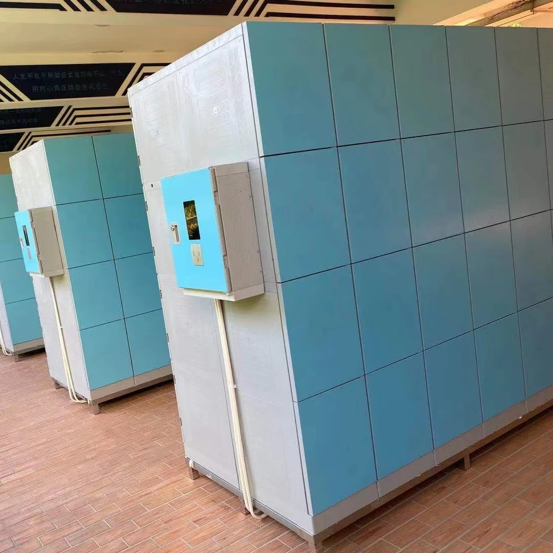 High-Durable Rustproof ABS Plastic Locker with Smart Locks Easy DIY Gym Storage