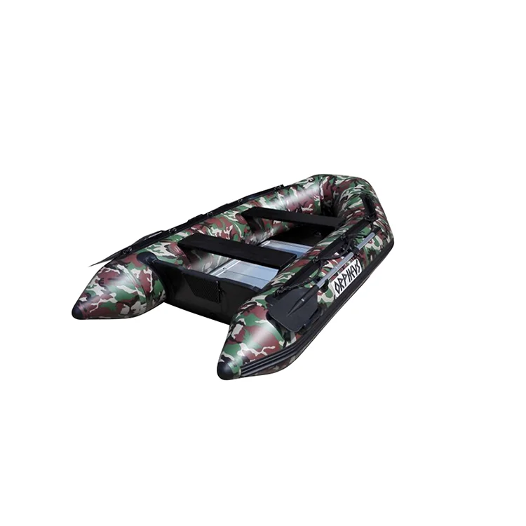 

2019 military foldable rigid pedal inflatable boat, Picture color