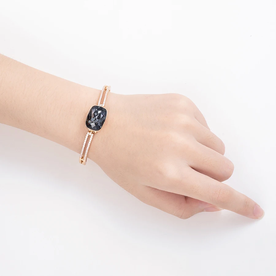 

77354 xuping Hot selling ladies big color crystal charm bracelet jewelry