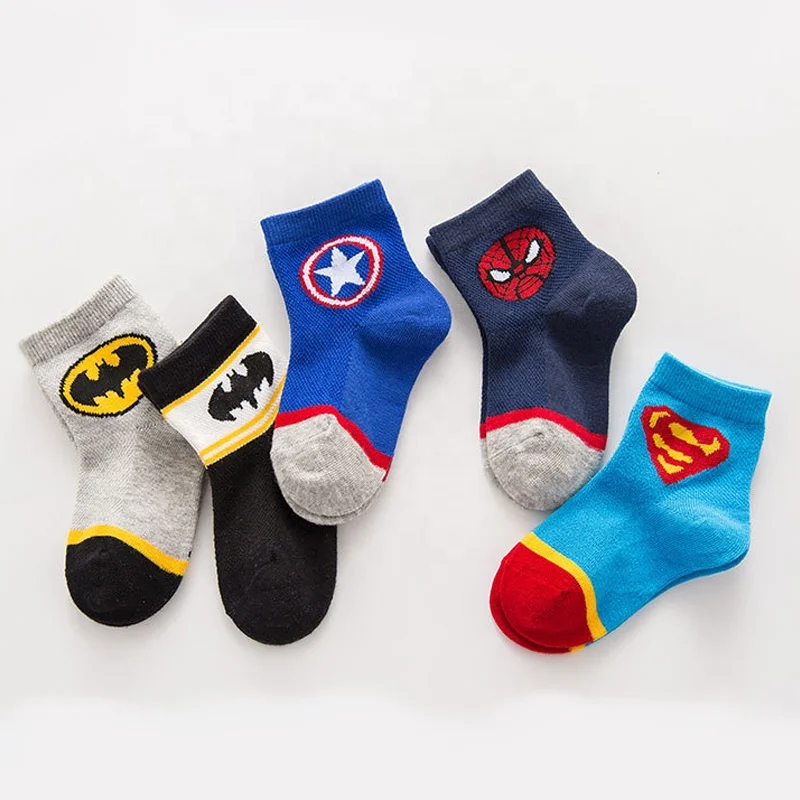 

2020 The Mesh is Breathable Boys and Girls 10 Pairs Colorful Fashion Cotton Cartoon Crew Socks