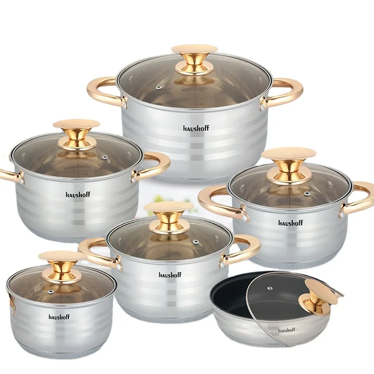 

yellow prestige kitchen pots stainless steel square cooking pots waterless cookware sets, Customized color