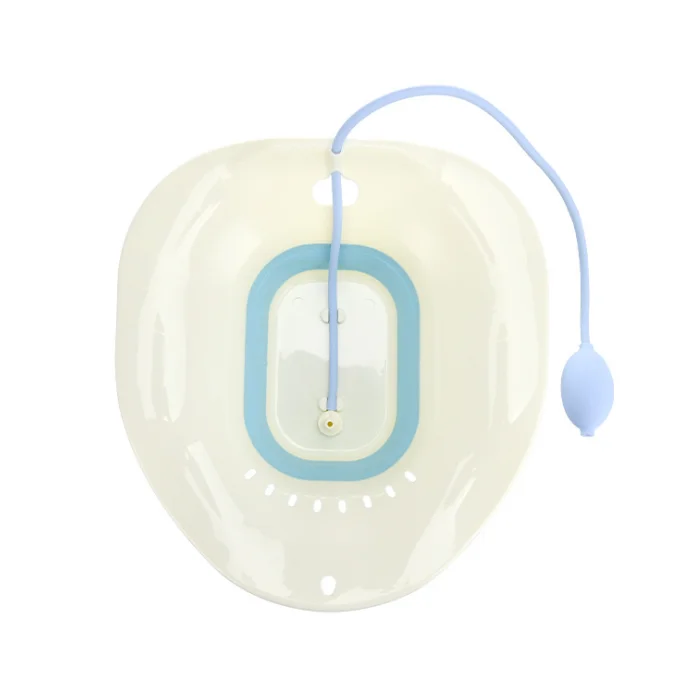 

Yoni Wash Bath Herbs Foldable Portable Vaginal Steam seat, White + pink,white+blue