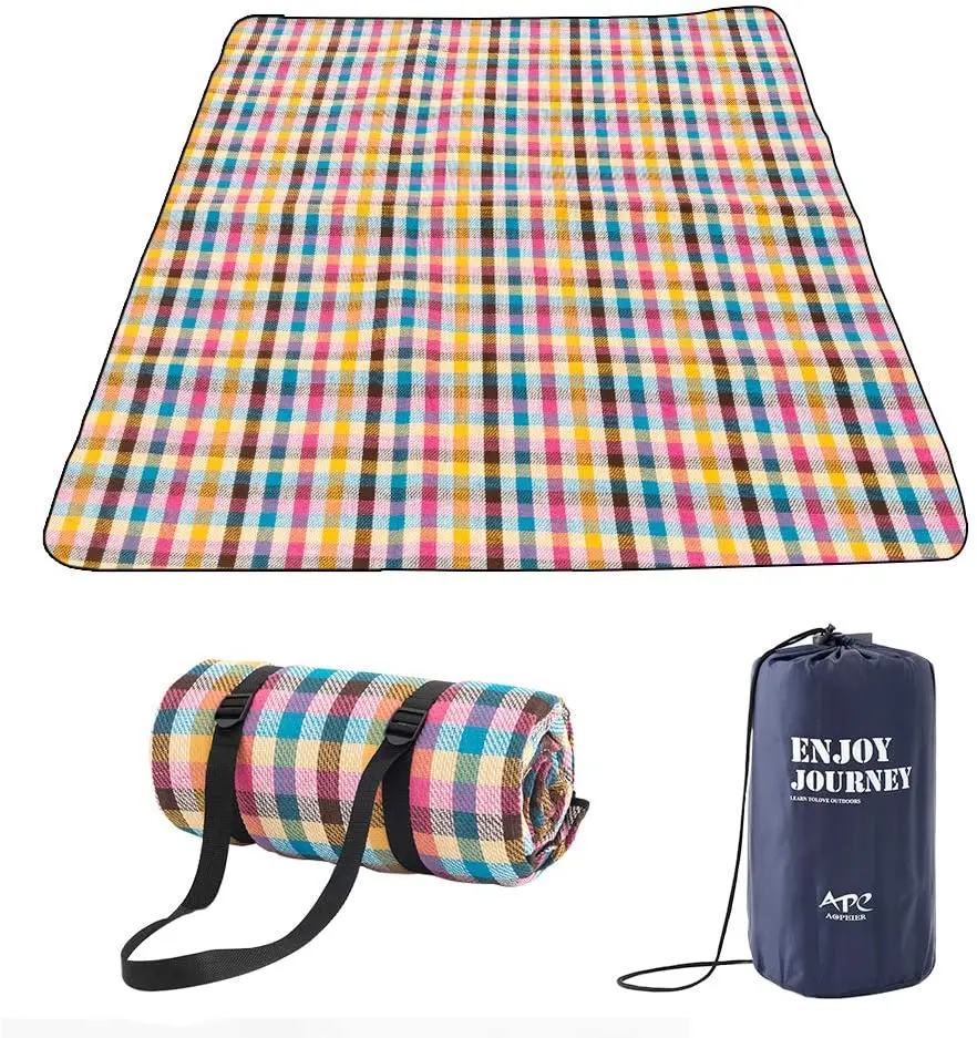 

Waterproof Outdoor Picnic Blanket Target With Folding Camping Beach Sleeping Mat, Customized