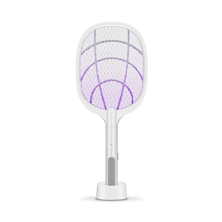 

2500V Electric Mosquito Killer With UV Lamp USB 1200mAh Rechargeable Bug Zapper Summer Fly Swatter Trap Home Bug Insect Racket